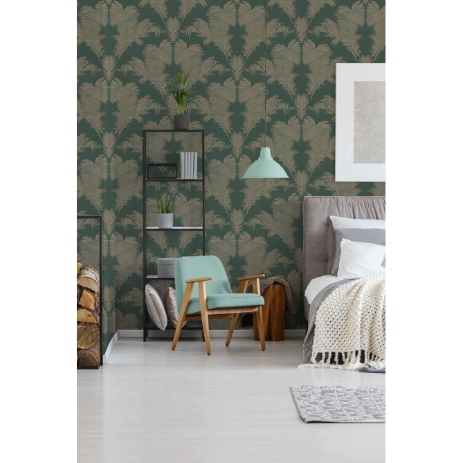 Papel Pintado Hoja de palmera - GAMBELA 05 | MURAKE - 156235