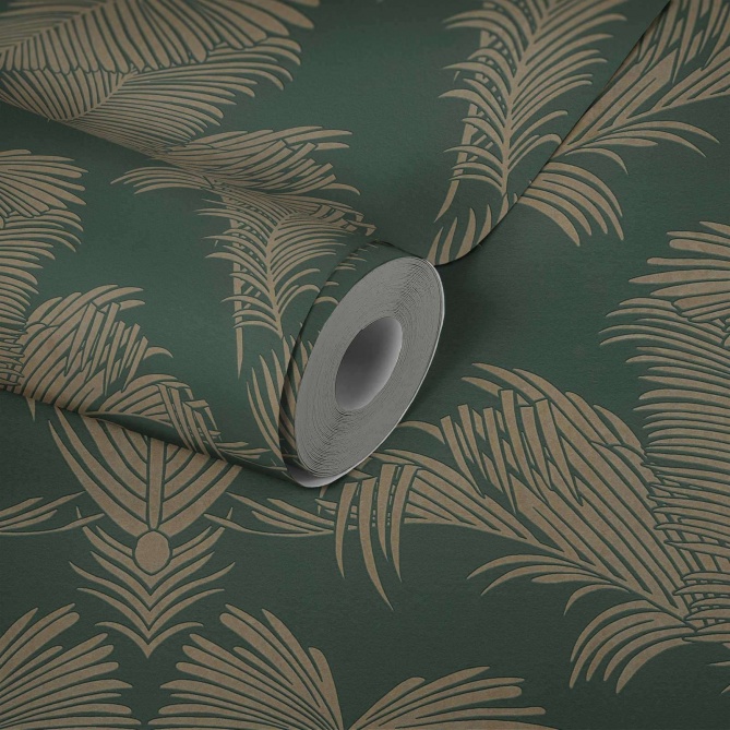 Papel Pintado Hoja de palmera - GAMBELA 05 | MURAKE - 156235