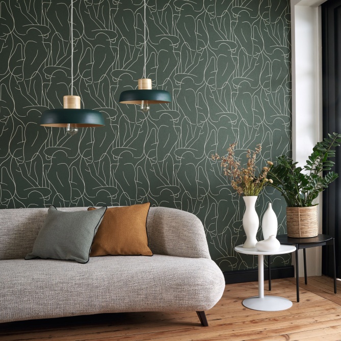 Papel Pintado Silueta cuerpos - KORPS 03 | MURAKE - 204903