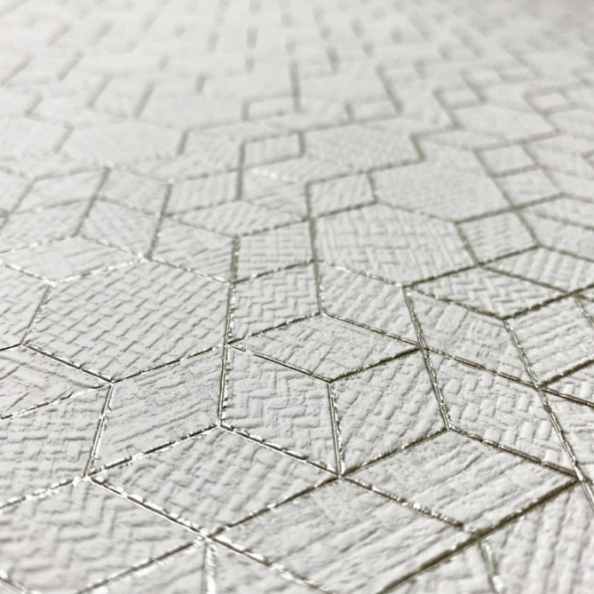 Papel Pintado Cadena de cubos - JAKAR 01 | MURAKE - 988371