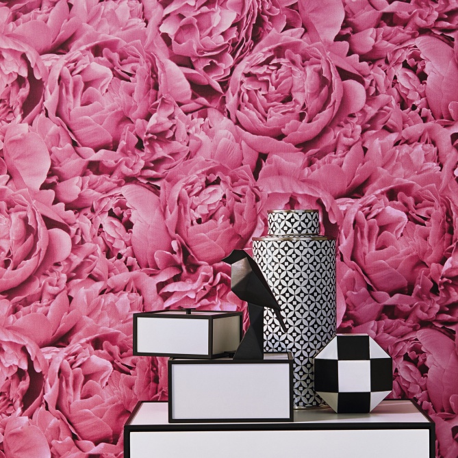 Papel Pintado Flores Grandes - BOROMO 01 | MURAKE - 988476