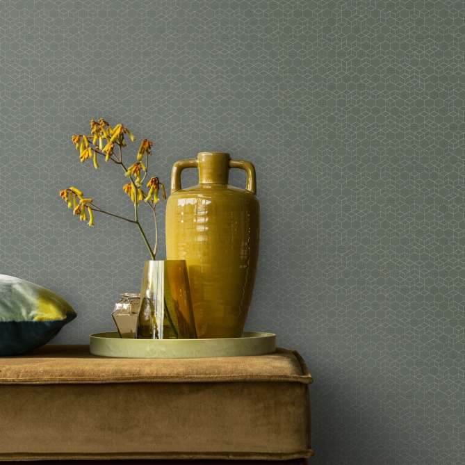 Papel Pintado Cadena de cubos - JAKAR 03 | MURAKE - 988373