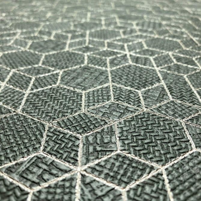 Papel Pintado Cadena de cubos - JAKAR 03 | MURAKE - 988373