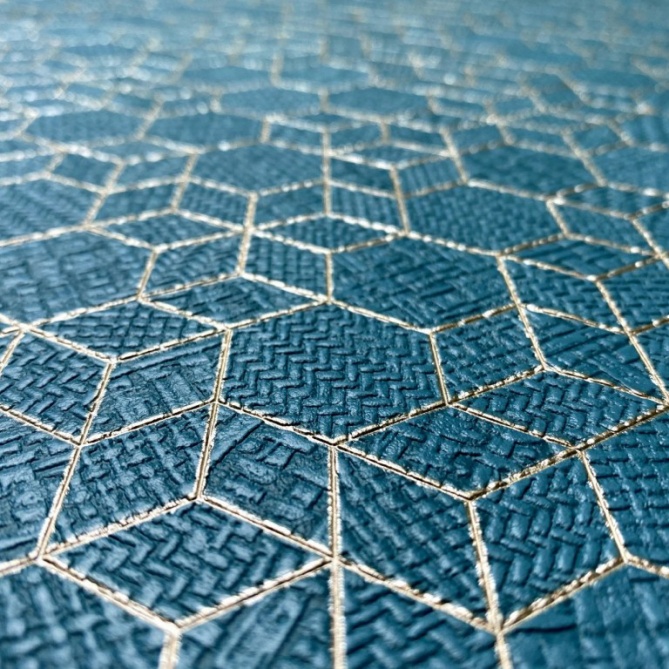 Papel Pintado Cadena de cubos - JAKAR 04 | MURAKE - 988374