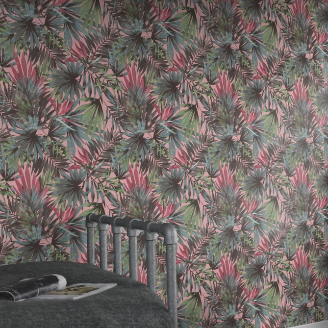 Papel Pintado Hojas de palma - KOUKA 03 | MURAKE - 988503