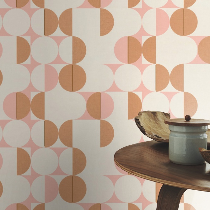 Papel Pintado Círculos Retro - COLDIZ 01 | MURAKE - 988321