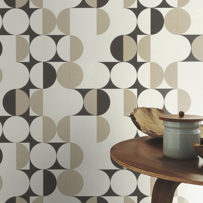 Papel Pintado Círculos Retro - COLDIZ 02 | MURAKE - 988322