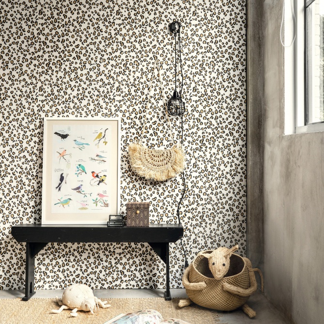 Papel Pintado Manchas leopardo - LEYOPA 02 | MURAKE - 988342