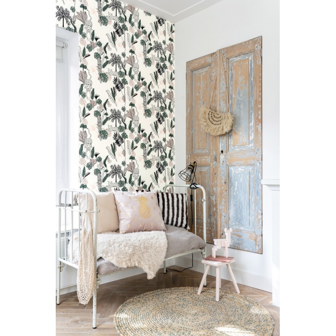 Papel Pintado Leopardos y hojas - CATIRI 01 | MURAKE - 988343