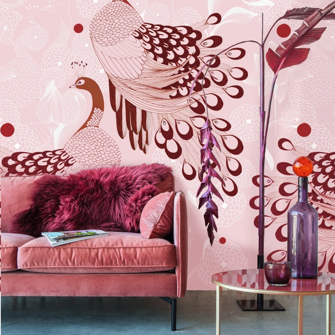 Mural Pavo real - BACOLET 01 | MURAKE - 88301