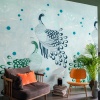 Mural Pavo real - BACOLET 02 | MURAKE - 88302