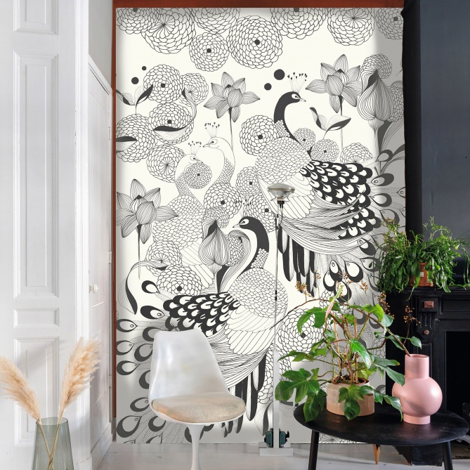 Mural Pavo real - BACOLET 03 | MURAKE - 88303