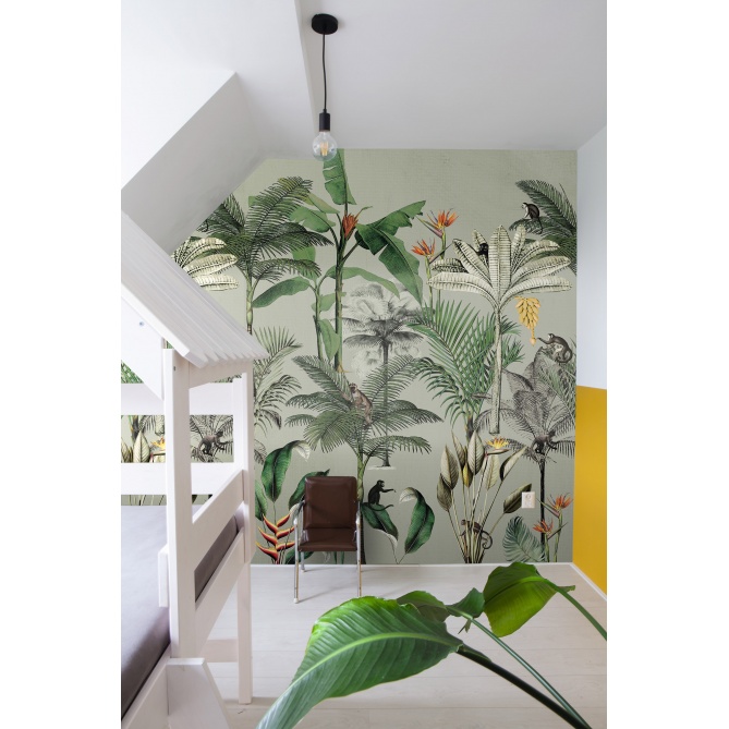 Mural Selva con monos - LOPINOT 03 | MURAKE - 88307