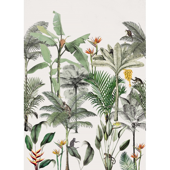 Mural Selva con monos - LOPINOT 01 | MURAKE - 88305