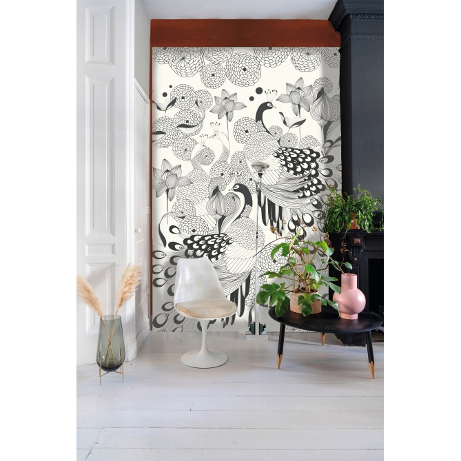 Mural Pavo real - BACOLET 03 | MURAKE - 88303