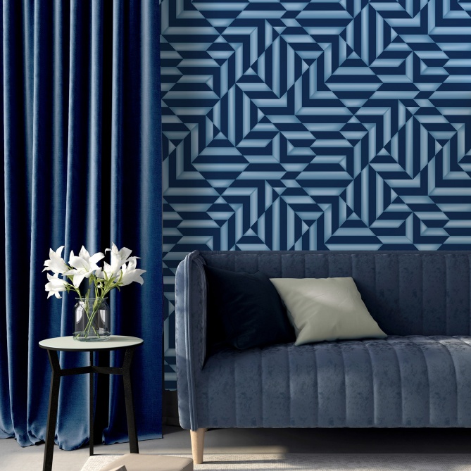 Papel Pintado Geométrico - YARKON 01 | MURAKE - 87245