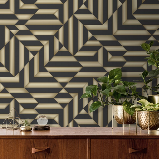 Papel Pintado Geométrico - YARKON 03 | MURAKE - 87247