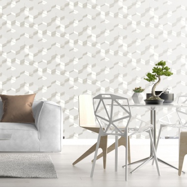 Papel Pintado Hexágonos 3D - VANDOR 01 | MURAKE - 87263