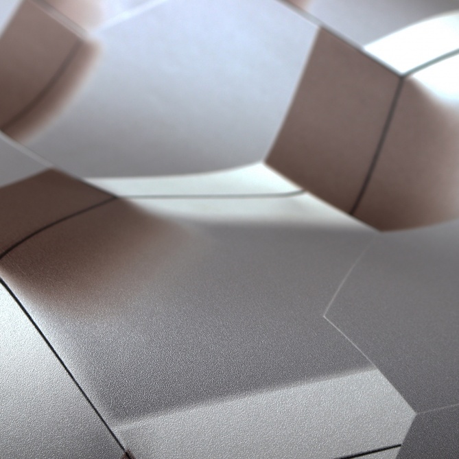Papel Pintado Hexágonos 3D - VANDOR 04 | MURAKE - 87266