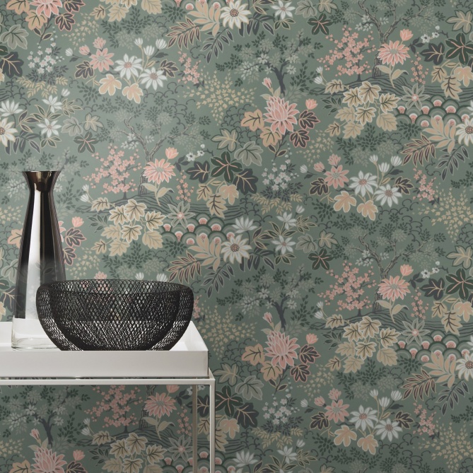 Papel Pintado Hojas otoñales - AMELIA 01 | MURAKE - 991406