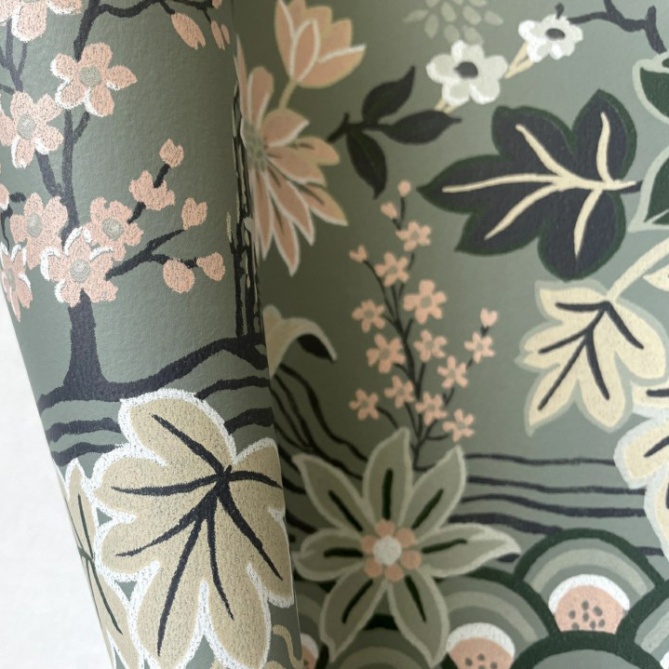 Papel Pintado Hojas otoñales - AMELIA 01 | MURAKE - 991406