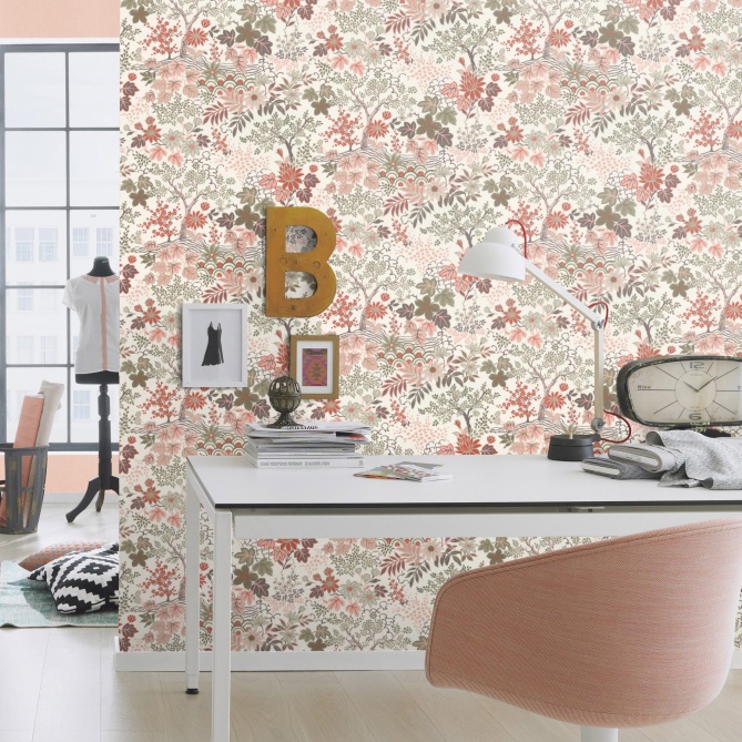 Papel Pintado Hojas otoñales - AMELIA 02 | MURAKE - 991407