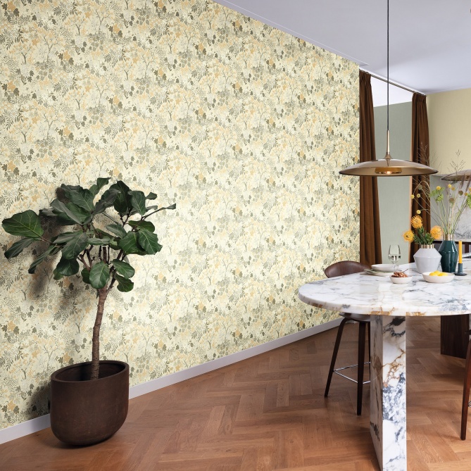 Papel Pintado Hojas otoñales - AMELIA 03 | MURAKE - 991408