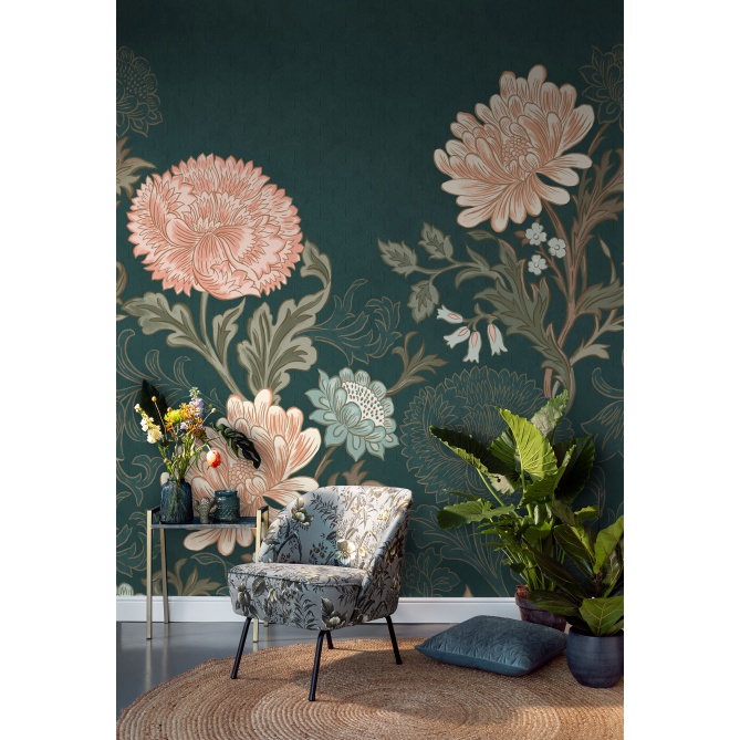 Mural Flores Grandes - OCEOLA 01 | MURAKE - 991451