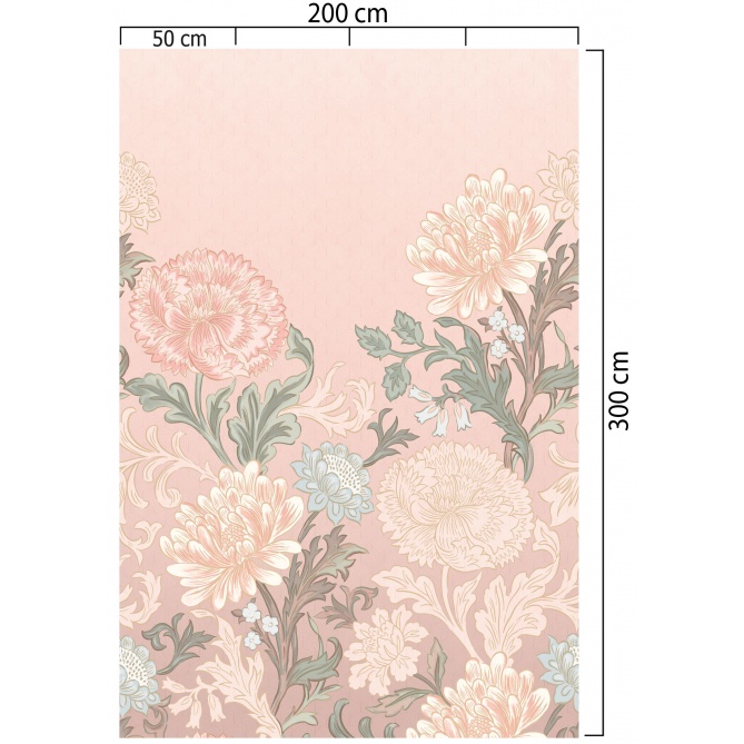 Mural Flores Grandes - OCEOLA 02 | MURAKE - 991452