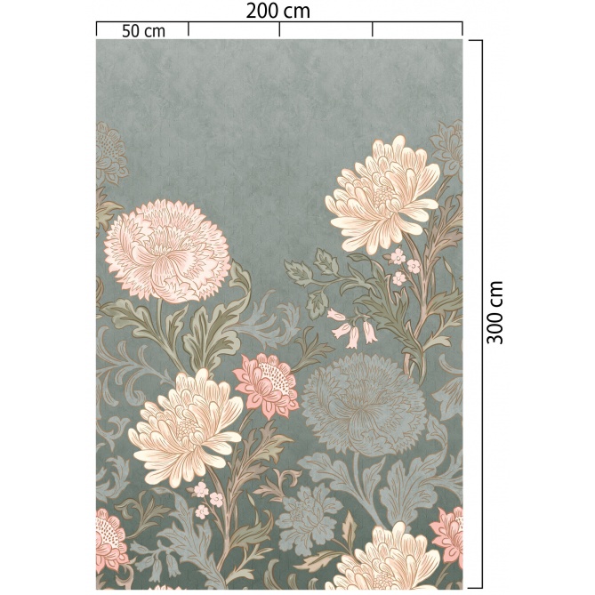 Mural Flores Grandes - OCEOLA 03 | MURAKE - 991453