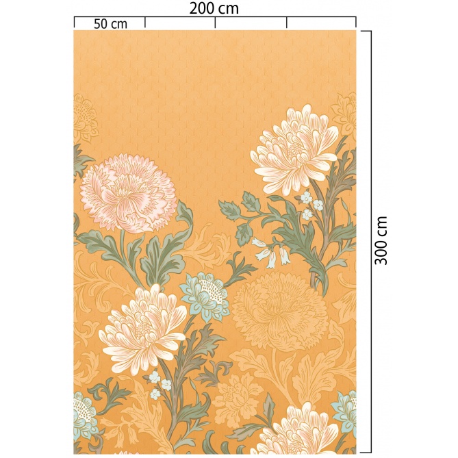 Mural Flores Grandes - OCEOLA 04 | MURAKE - 991454