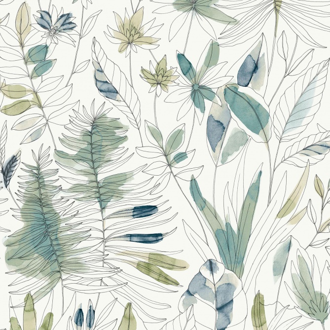 Papel Pintado Hojas - KIFFA 01 | MURAKE - 73501