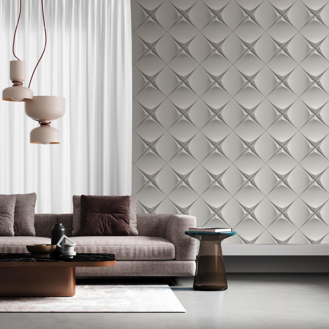 Papel Pintado Rombos gráficos - ALEG 01 | MURAKE - 73521