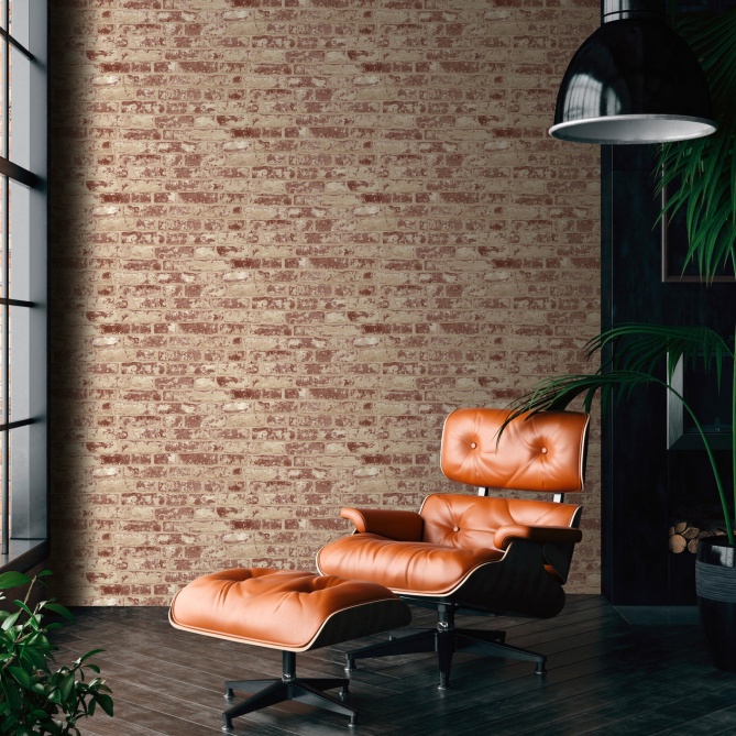 Papel Pintado Ladrillo - CHEGGAR 03 | MURAKE - 73527