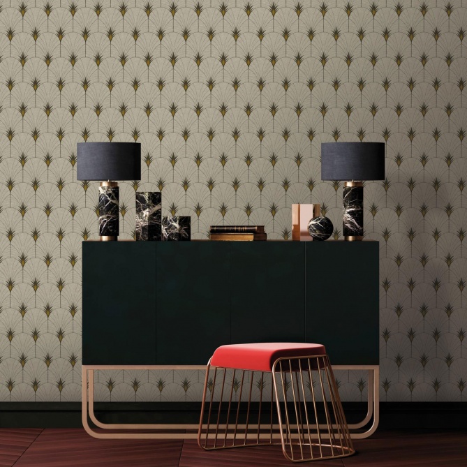 Papel Pintado Semicírculos - SELIBA 02 | MURAKE - 73532