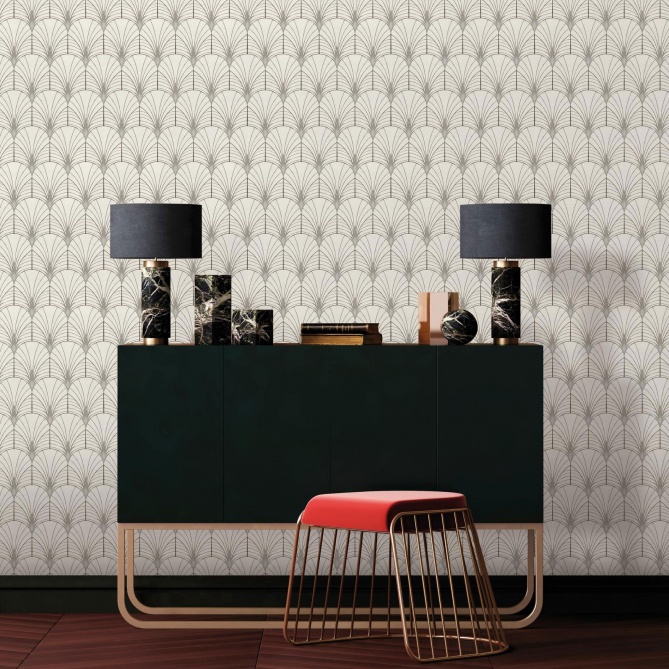 Papel Pintado Semicírculos - SELIBA 03 | MURAKE - 73533