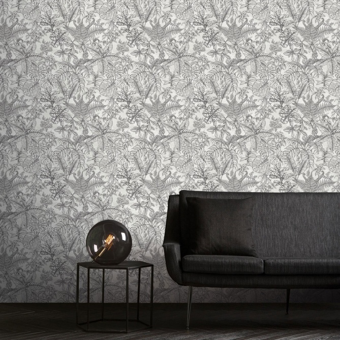 Papel Pintado Hojas revueltas - ASSABA 02 | MURAKE - 73536