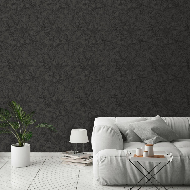 Papel Pintado Hojas revueltas - ASSABA 04 | MURAKE - 73538