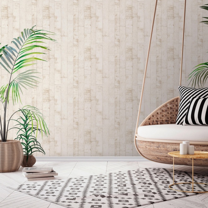 Papel Pintado Listones madera - LUBERO 01 | MURAKE - 73555