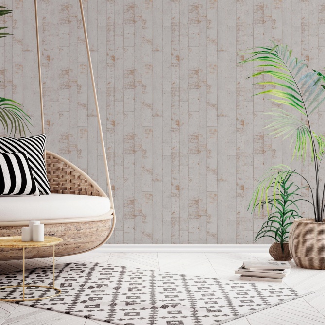 Papel Pintado Listones madera - LUBERO 02 | MURAKE - 73556