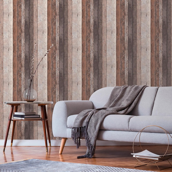 Papel Pintado Tablillas madera - MAUN 03 | MURAKE - 73567