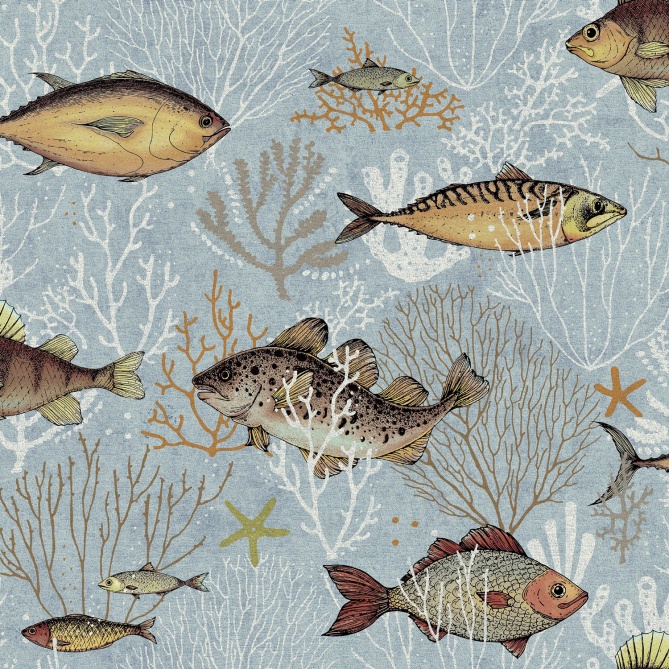 Papel Pintado Bajo el mar - LOLETA  | MURAKE - 73570