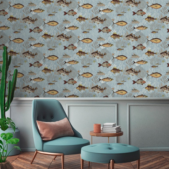 Papel Pintado Bajo el mar - LOLETA  | MURAKE - 73570