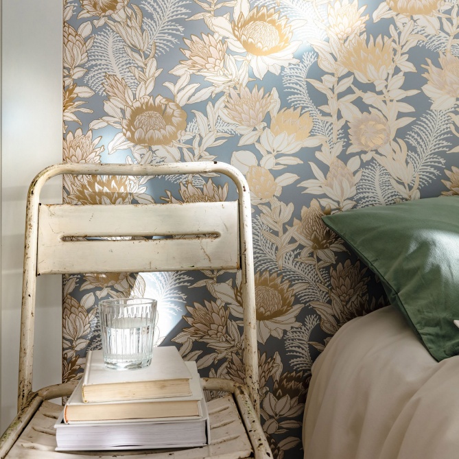 Papel Pintado Flores retro - GONZAGA 02 | MURAKE - 421102