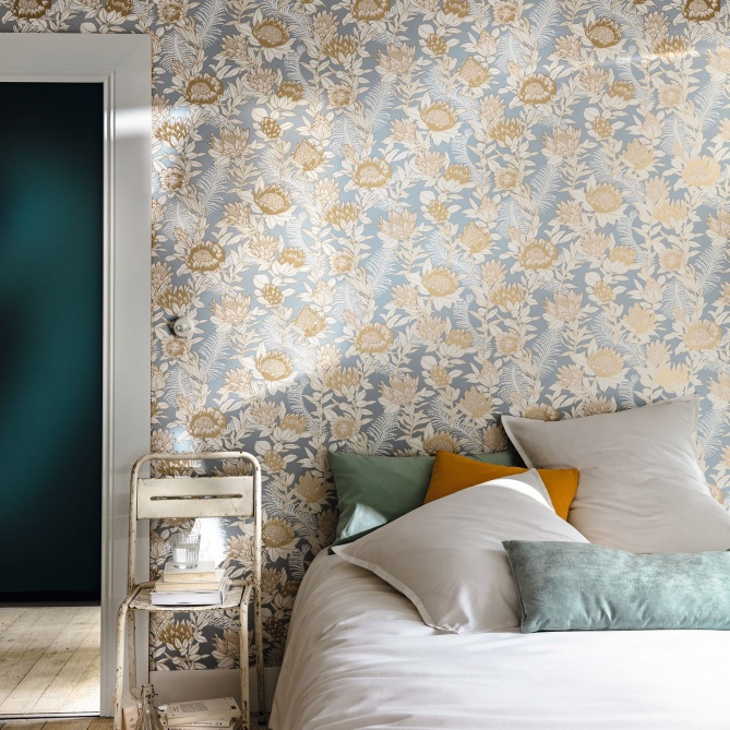 Papel Pintado Flores retro - GONZAGA 02 | MURAKE - 421102