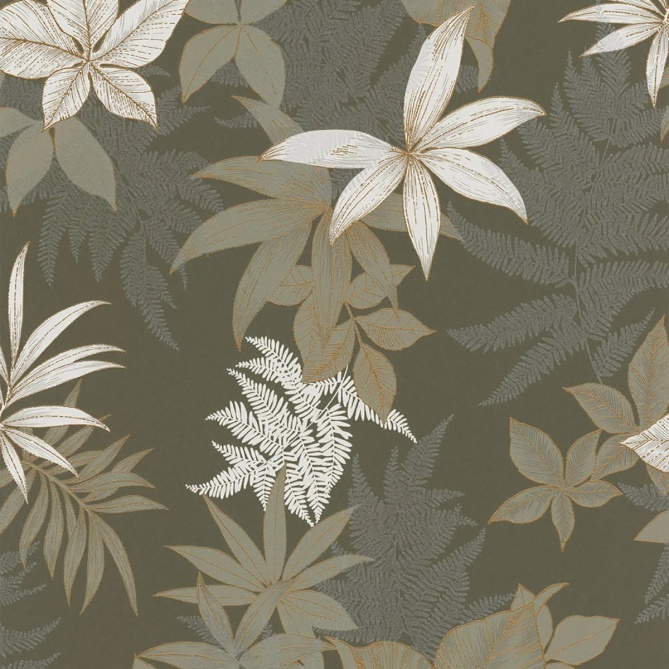 Papel Pintado Hojas florales - DAMME 02 | MURAKE - 87412
