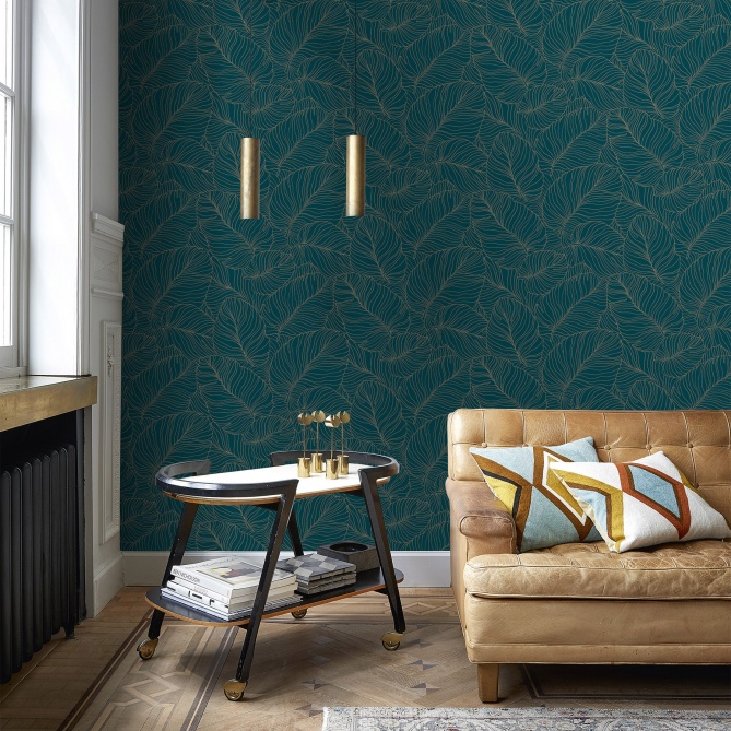 Papel Pintado Hojas - FALAEN 02 | MURAKE - 87482