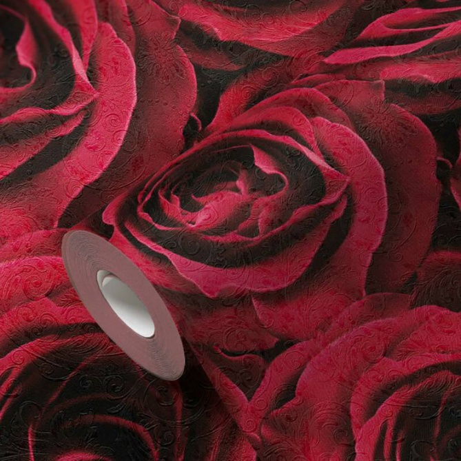 Papel Pintado Rosas - ROXET  | MURAKE - 541660
