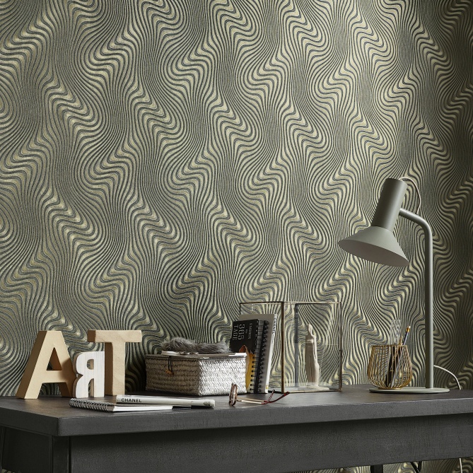 Papel Pintado Ondas - ZEIST 02 | MURAKE - 541012