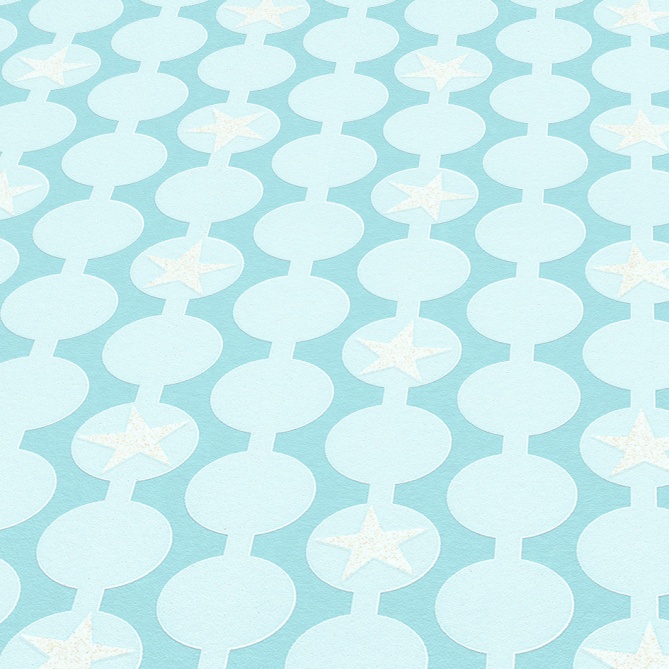 Papel Pintado Círculos con estrellas - KREGI 02 | MURAKE - 541322
